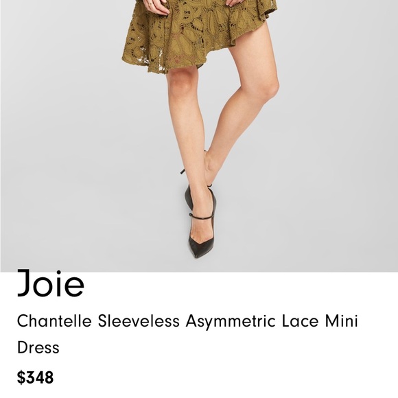 Joie
Chantelle Sleeveless Asymmetric Lace Mini
Dress - Picture 2 of 3